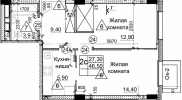 Продажа, Двухкомнатная квартира, Голубое, ул.Андреевка, д.10 по цене 6 508 474 руб - фото 1 - фото 4 - фото 5 - фото 6 - фото 7 - фото 8