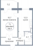 Продажа, Однокомнатная квартира, Голубое, ул.Парковый б-р, д.2, к.5 по цене 6 460 000 руб - фото 1 - фото 2 - фото 2 - фото 5 - фото 7 - фото 8